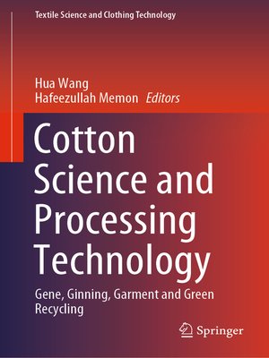 cover image of Cotton Science and Processing Technology